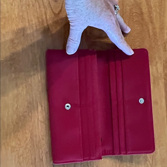 Talbots Red Clutch - Picture 2 of 4